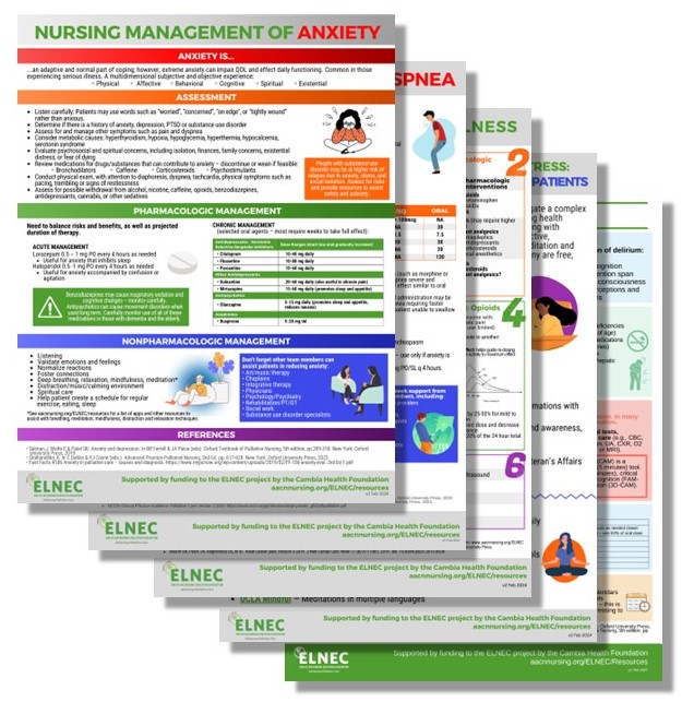 compilation image of available nursing management infographics
